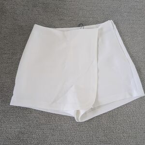 White Skort